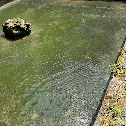 Minori, svuotata e sanificata vasca della Villa Romana in attesa dei lavori di restauro