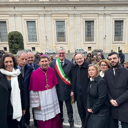 Monsignor Turturro è arcivescovo titolare di Ravello: alla cerimonia numerosi fedeli provenienti dalla Costa d'Amalfi<br />&copy; Comune di Ravello