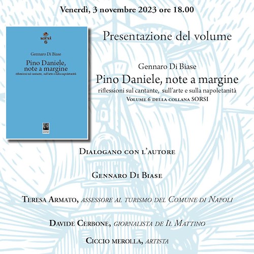 Napoli, 3 novembre si presenta il libro "Pino Daniele, note a margine" di Gennaro Di Biase