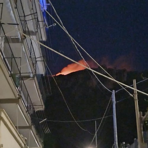 Incendio a Maiori