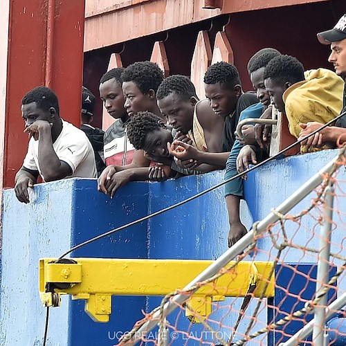 Sbarco migranti a Salerno<br />&copy; Ugo Maria Reale