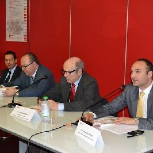 Una fase della presentazione