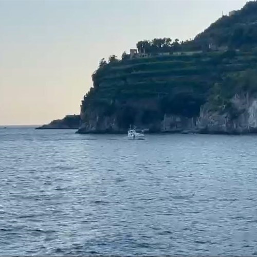 Quarto giorno di ricerca nel mare della Costa d'Amalfi per Manuel: le forze in campo si sono avvicendate