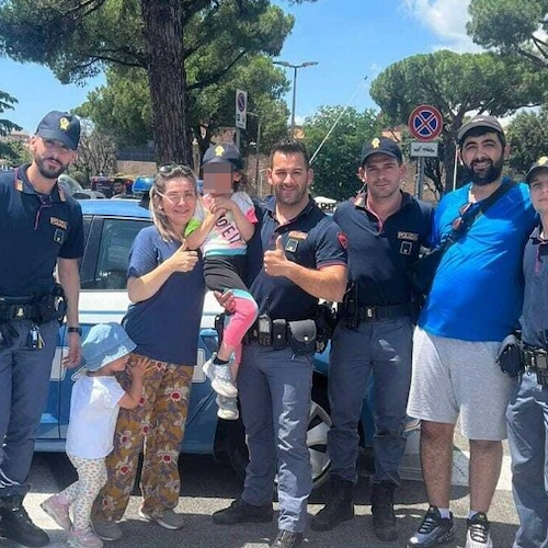 Ritrovata bambina smarritasi nella stazione Termini, storia a lieto fine a Roma 