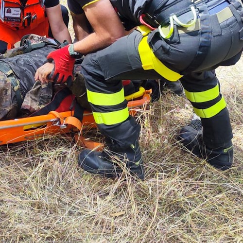 Roma, 35enne cade in un pozzo durante gara di softair: salvato dai vigili del fuoco