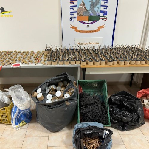 Scafati, Guardia di Finanza sequestra articoli pirotecnici e petardi artigianali per oltre 30mila euro