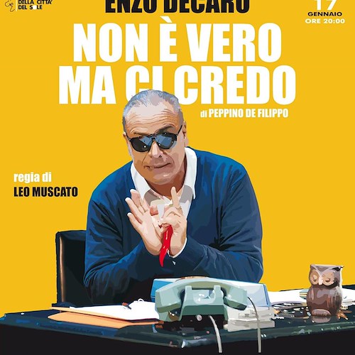 Sorrento, 17 gennaio Enzo Decaro protagonista della commedia "Non è vero ma ci credo"<br />&copy;
