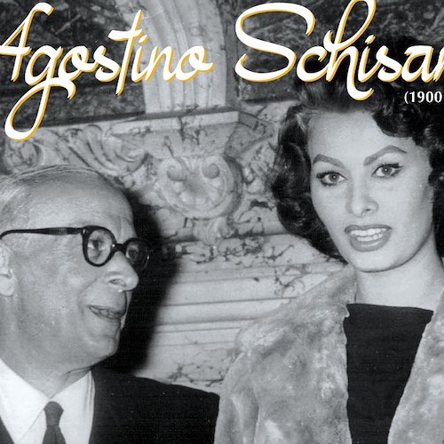 Agostino Schisano e Sofia Loren