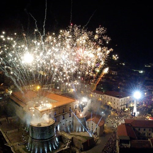 Fuochi d'artificio a Teggiano