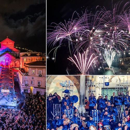 Successo straordinario per "NYE Amalfi", il Capodanno che ha illuminato la Divina<br />&copy; Comune di Amalfi