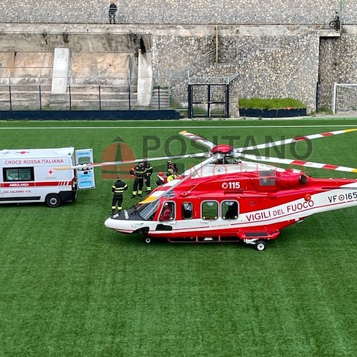 Turista scivola e si infortuna sul Sentiero degli Dei: soccorsa in elicottero